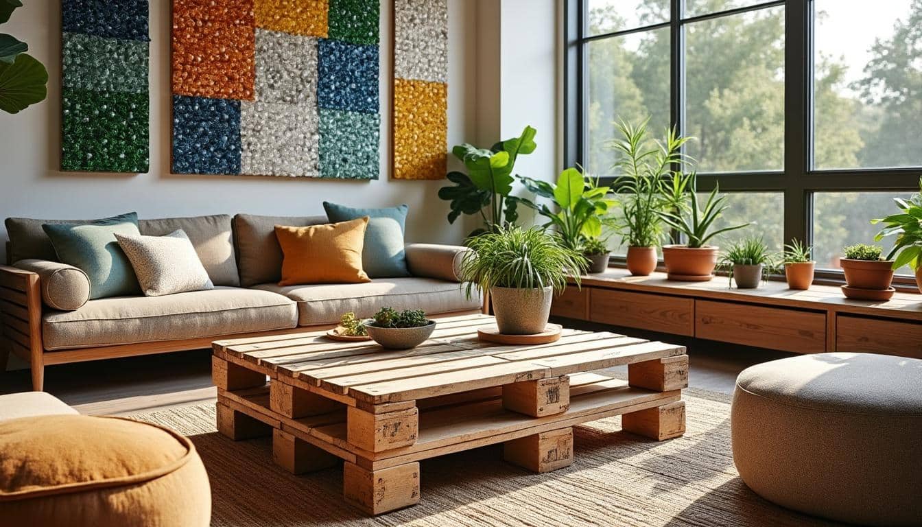 explorez des id&eacute;es innovantes de d&eacute;coration int&eacute;rieure en utilisant des mat&eacute;riaux recycl&eacute;s peu connus pour un int&eacute;rieur original, &eacute;cologique et unique.