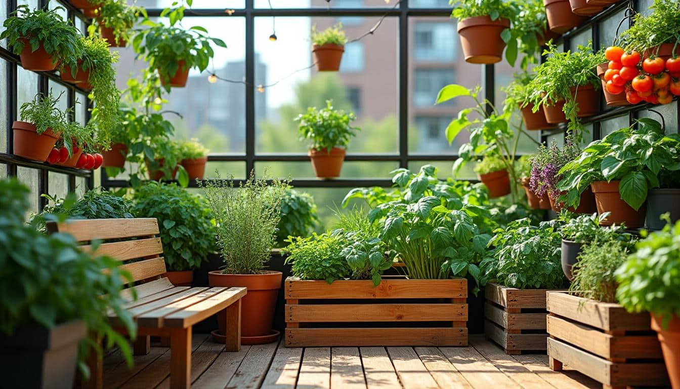 d&eacute;couvrez des id&eacute;es originales pour cr&eacute;er un potager urbain sur votre balcon ou terrasse. conseils pratiques, astuces et inspirations pour cultiver facilement vos l&eacute;gumes et herbes en ville, m&ecirc;me dans un petit espace !